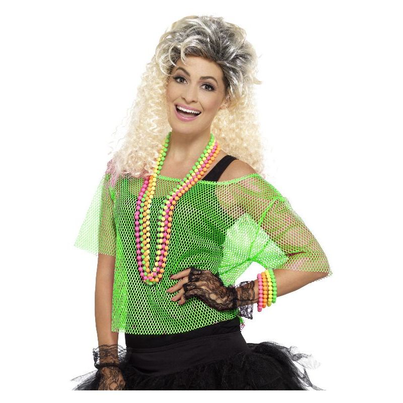 Fishnet Top Adult Neon Green
