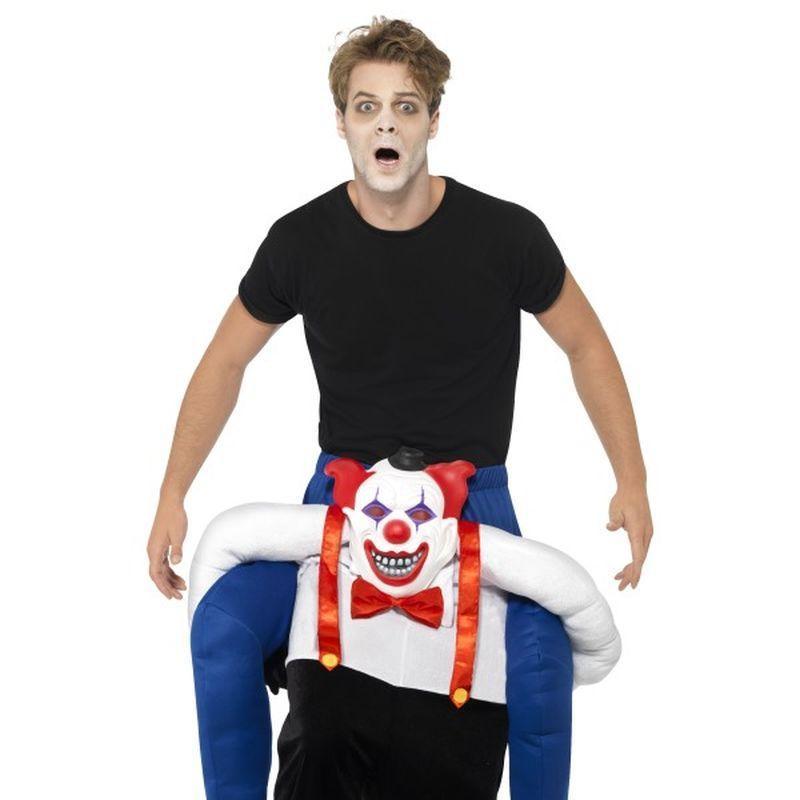 Sinister Clown Piggy Back Costume - One Size