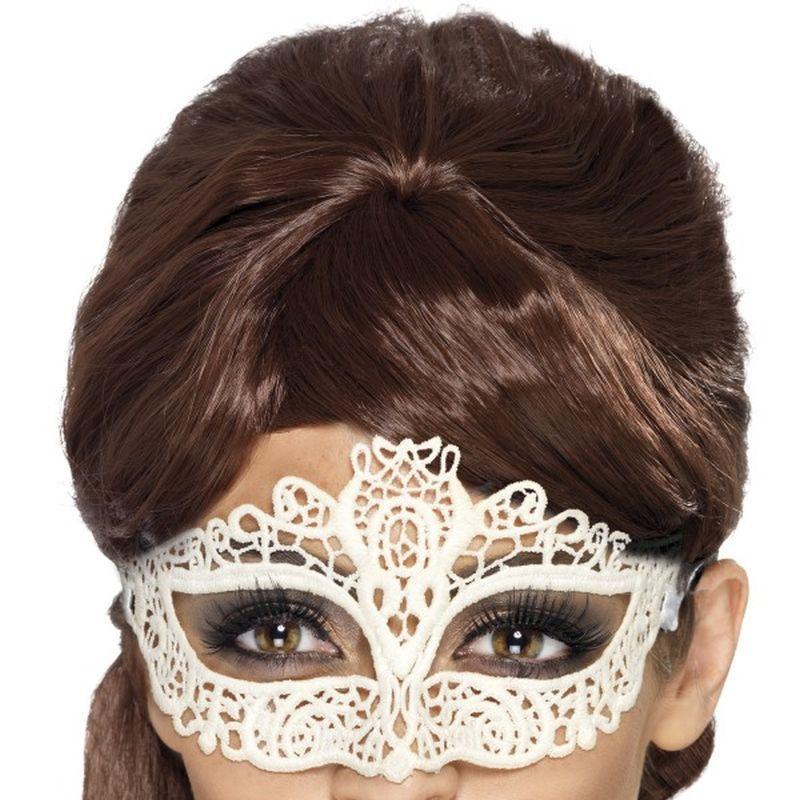 Embroidered Lace Filigree Eyemask - One Size