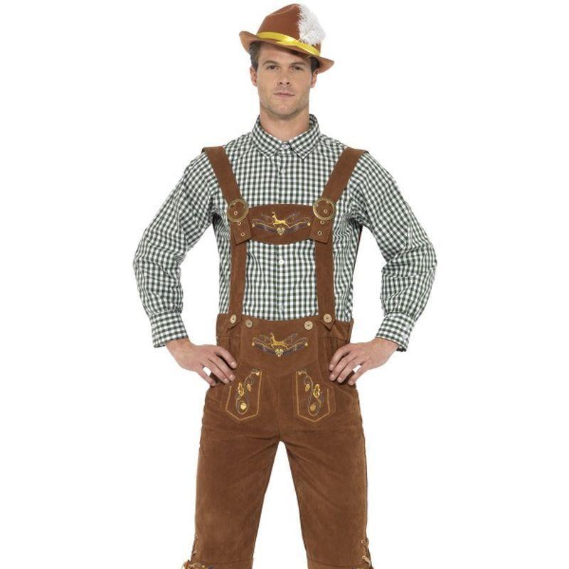 Traditional Deluxe Hanz Bavarian Costume - Chest 42"-44", Leg Inseam 33"