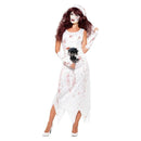 Zombie Bride Costume Adult White