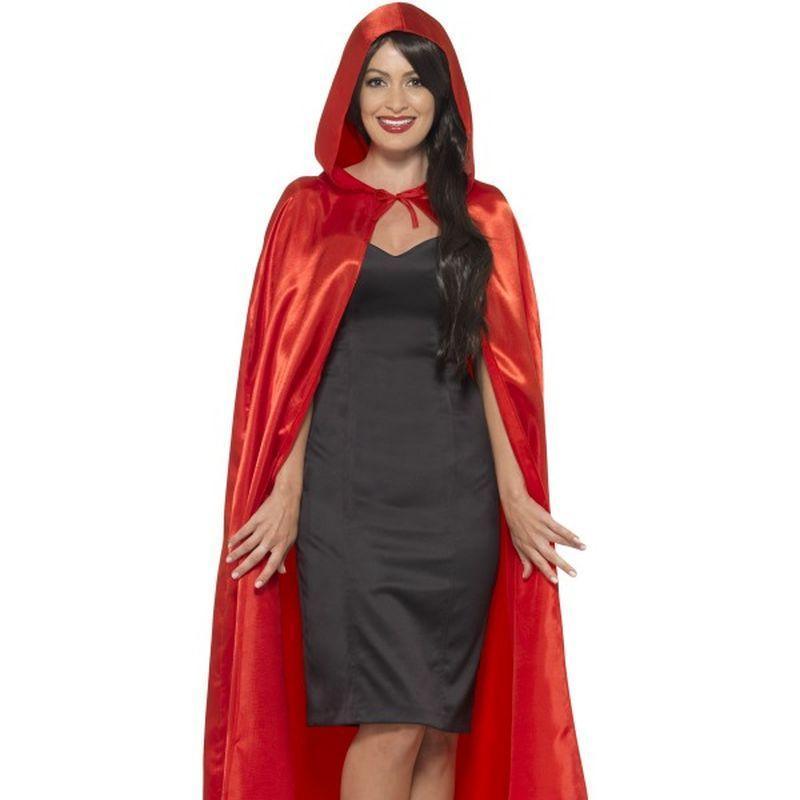 Satin Hooded Cape - One Size
