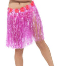 Hawaiian Hula Skirt with Flowers - One Size