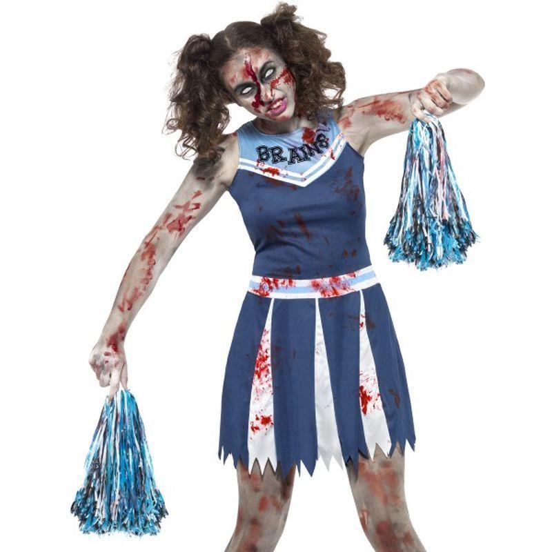 Zombie Cheerleader Costume - Teen XS