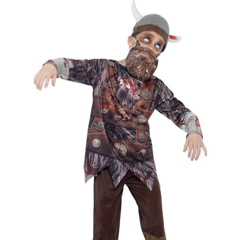 Deluxe Zombie Viking Costume - Small Age 4-6