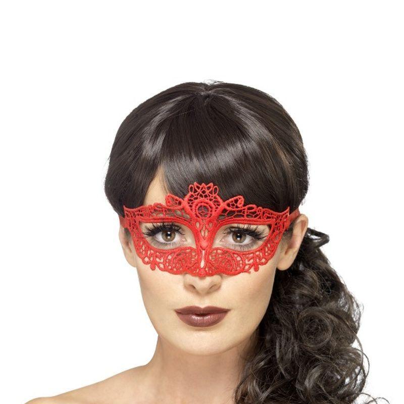 Embroidered Lace Filigree Eyemask - One Size