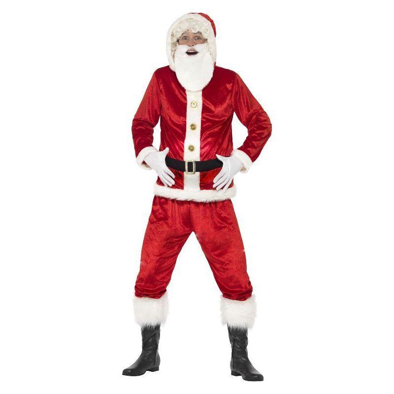 Jolly Santa Costume Red Mens