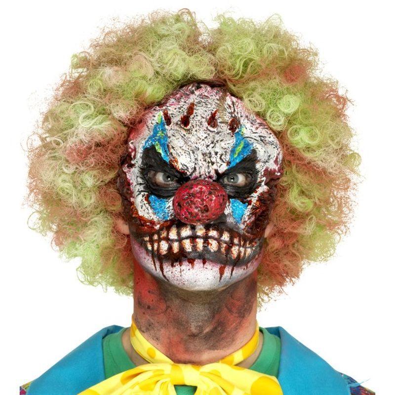 Foam Latex Clown Head Prosthetic - One Size