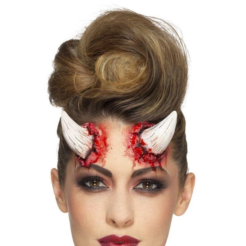 Latex Devil Horn Prosthetics - One Size