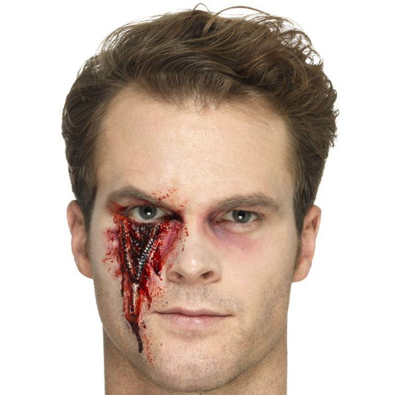 Latex Zip Scar Prosthetic - One Size