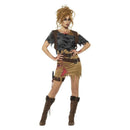 Deluxe Zombie Huntress Costume Adult Brown