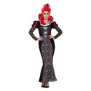 Deluxe Baroque Dark Queen Costume Adult Red