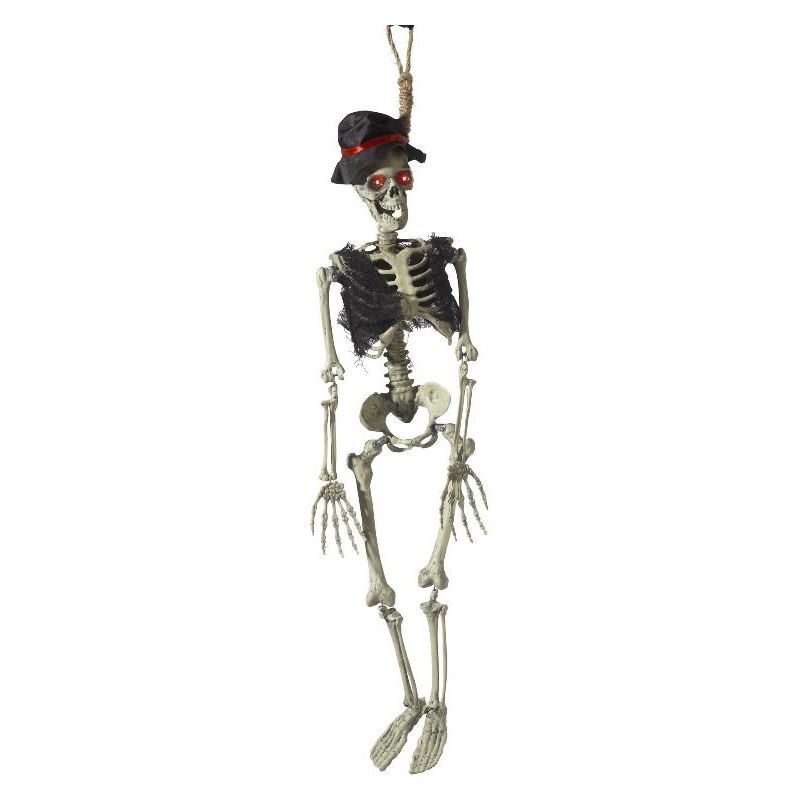 Animated Hanging Groom Skeleton Decoration Adult Natural Pink -1