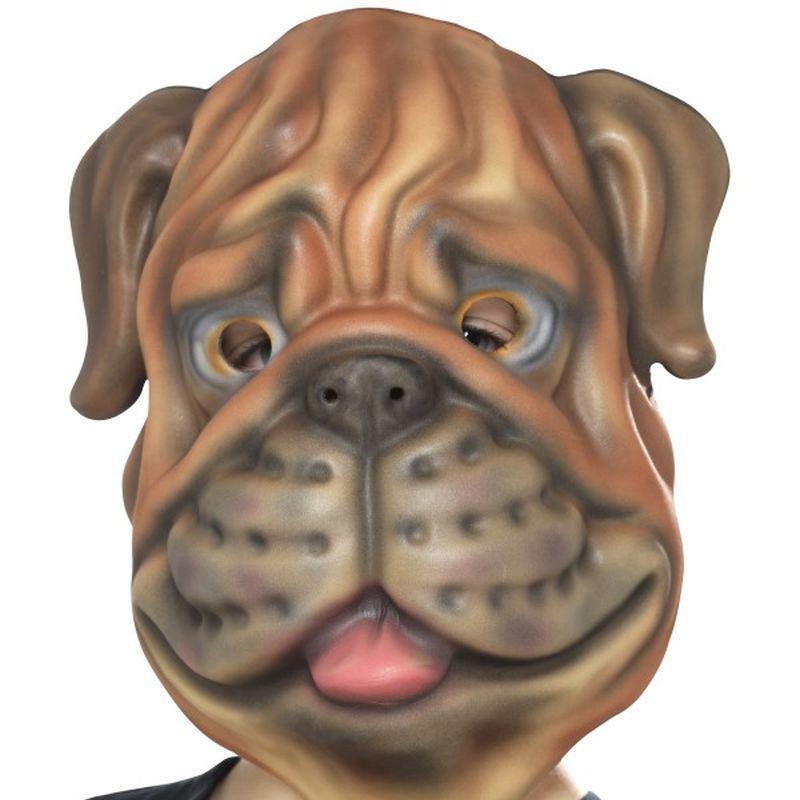 Dog mask, Brown, EVA - One Size
