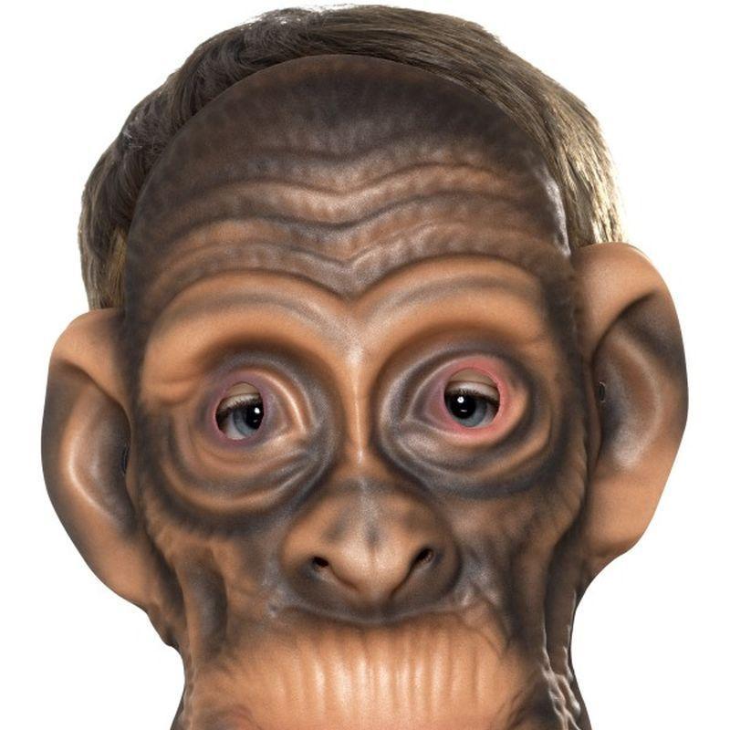 Chimp Mask Kids Brown Unisex -1