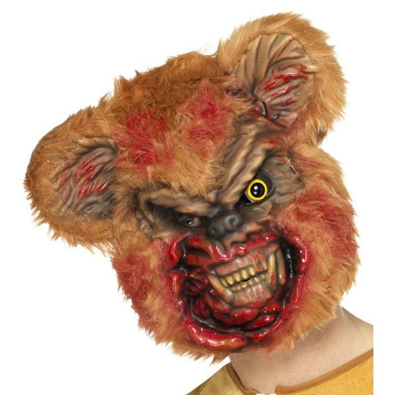 Zombie Teddy Bear Mask - One Size