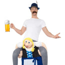 Piggyback Bavarian Beer Maiden Costume - One Size