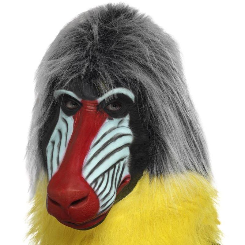 Baboon Mask Adult Grey Unisex -1