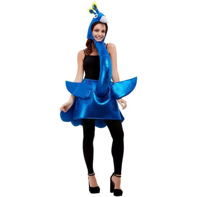 Deluxe Peacock Costume Adult Blue Unisex