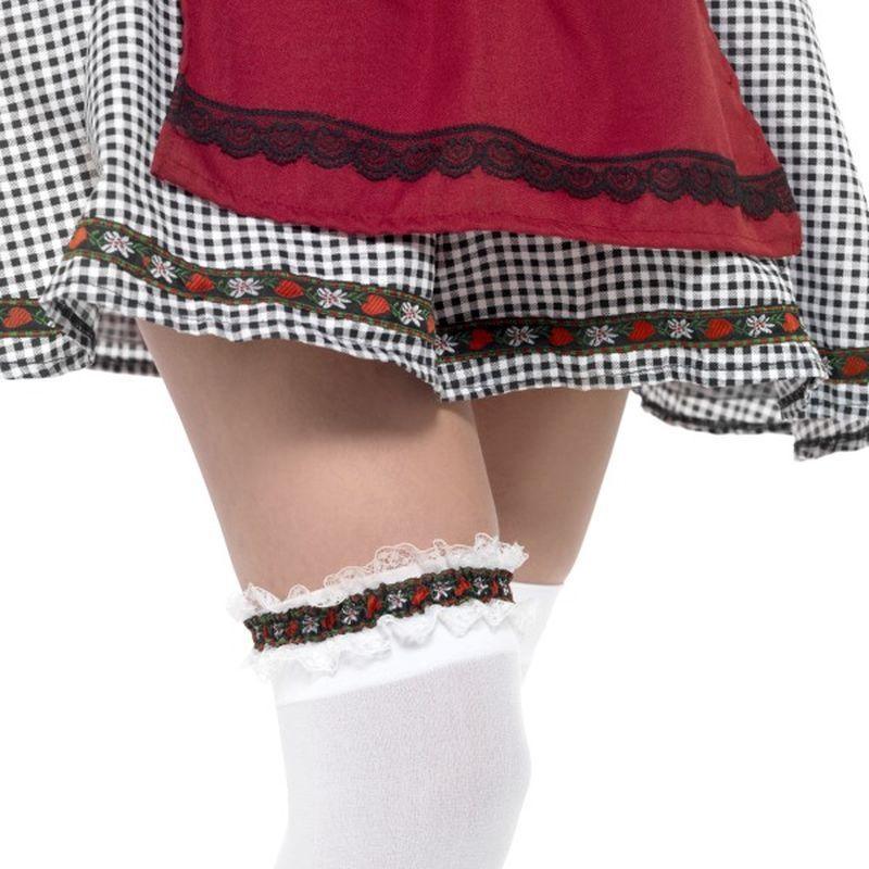 Bavarian Leg Garter Adult Red Womens -1
