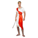 Roman Senator Costume Adult White Red