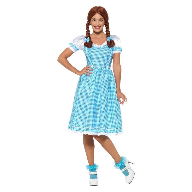 Kansas Country Girl Costume Adult Blue White Womens