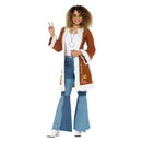 Retro Afghan Coat Adult Brown