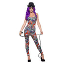 Fever Creepy Clown Costume Adult Multi