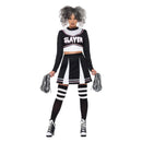 Fever Gothic Cheerleader Costume Adult Black