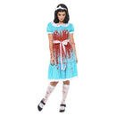 Bloody Murderous Twin Costume Adult Blue Unisex -1