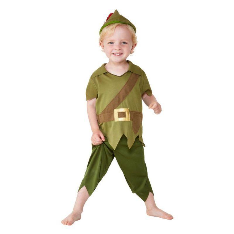 Toddler Robin Hood Costume Green & Brown Boys