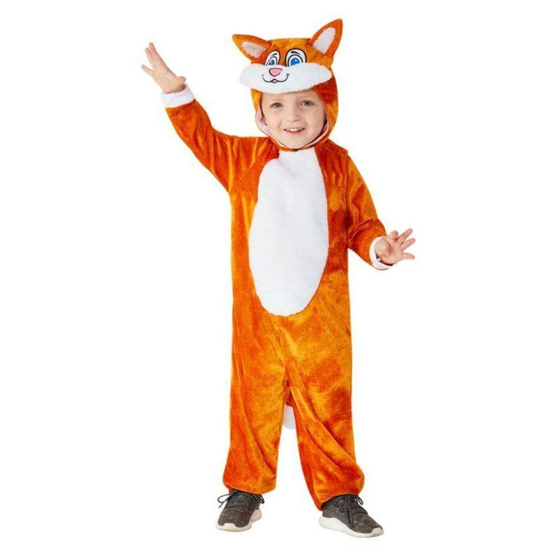 Toddler Cat Costume Orange Unisex Brown