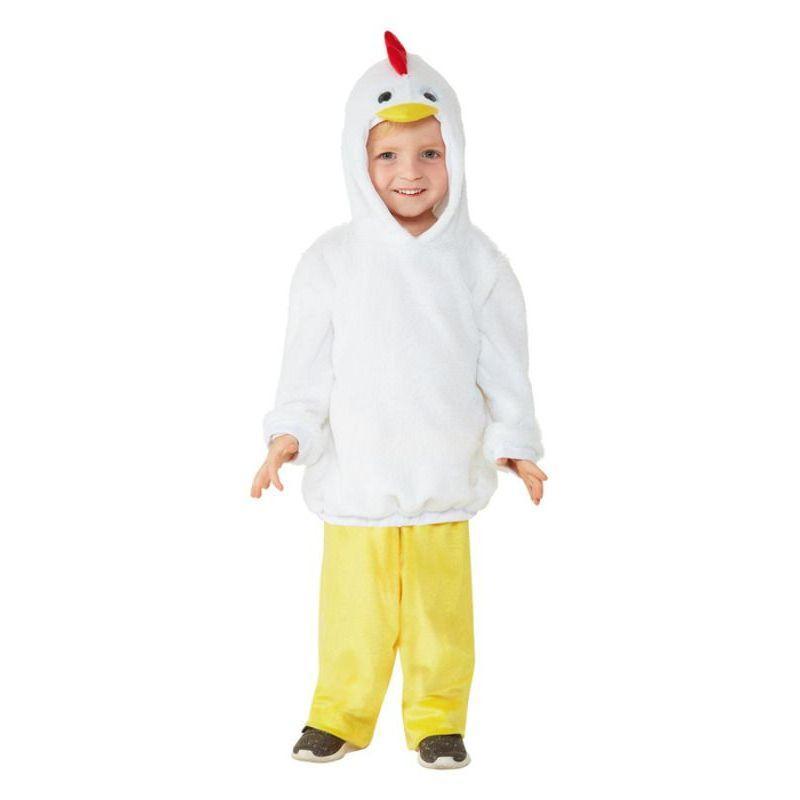 Toddler Chicken Costume White Unisex