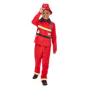 Fire Fighter Costume Child Red