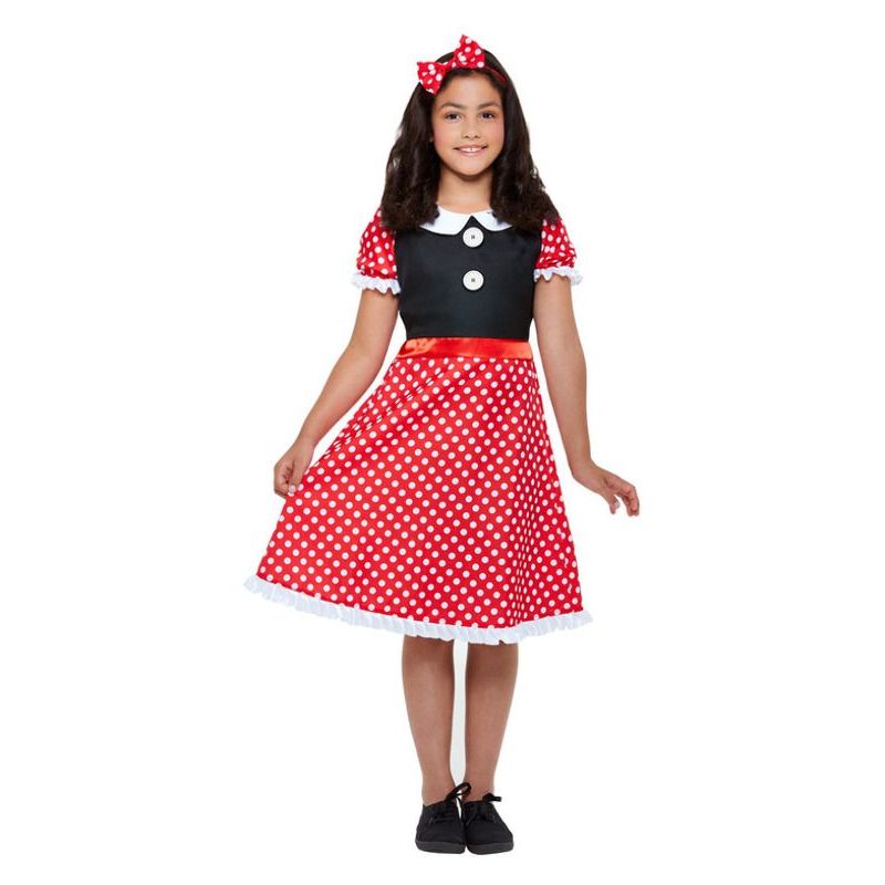 Cute Mouse Costume Child Red Girls