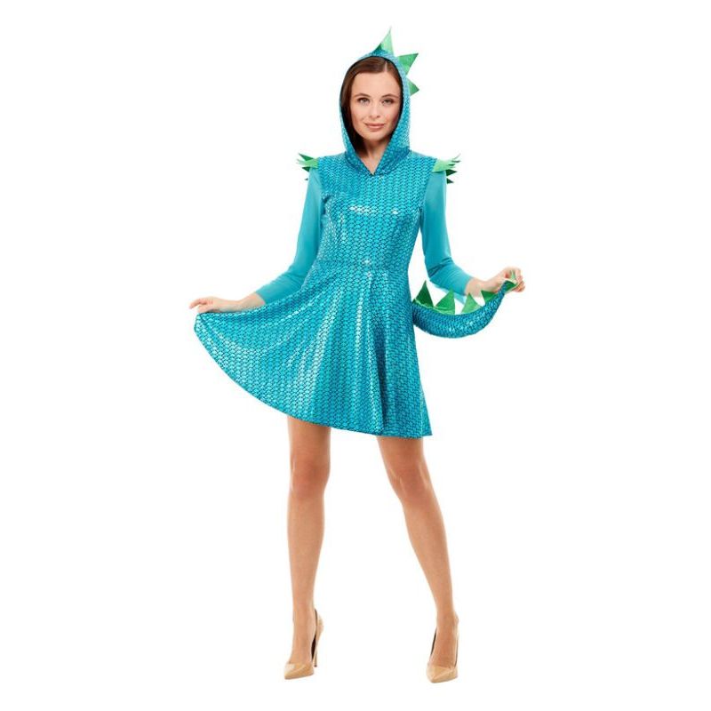Dragon Costume Adult Blue Womens