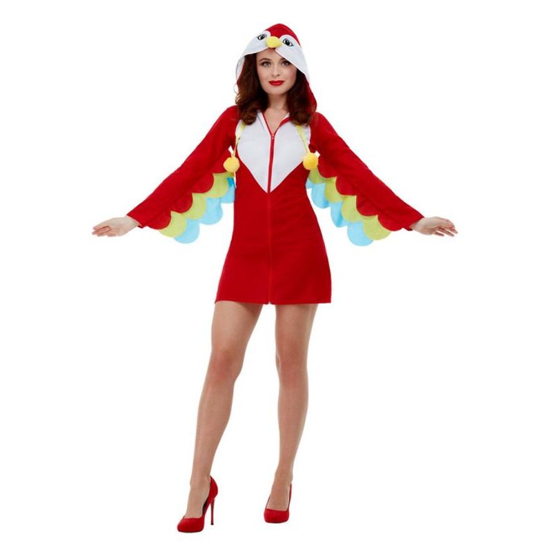 Parrot Costume Adult Red Womens