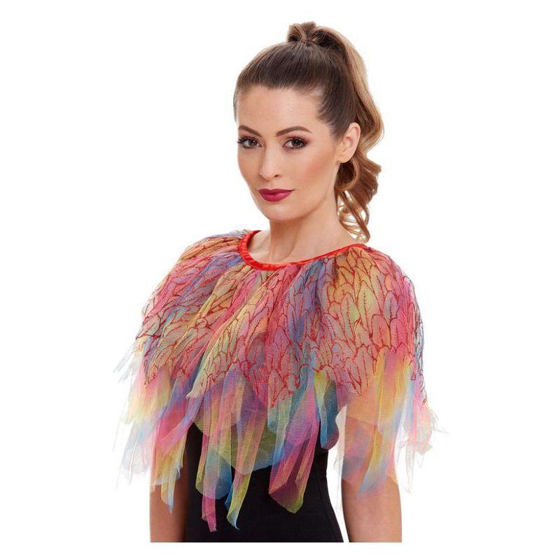 Bird Of Paradise Cape Multi Coloured Womens Pink -1
