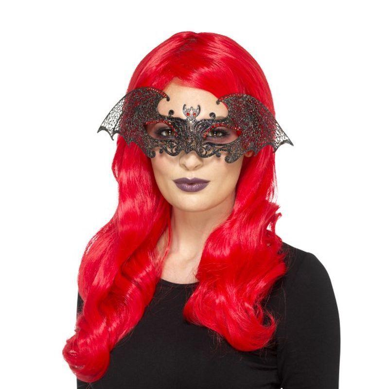 Metal Filigree Bat Eyemask - One Size