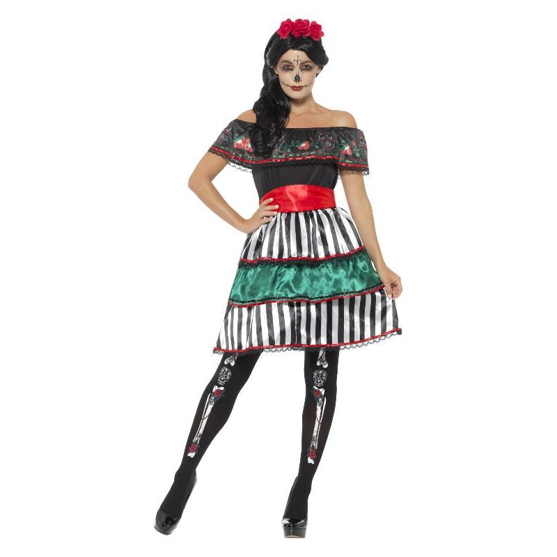 Day Of The Dead Senorita Doll Costume Adult Womens