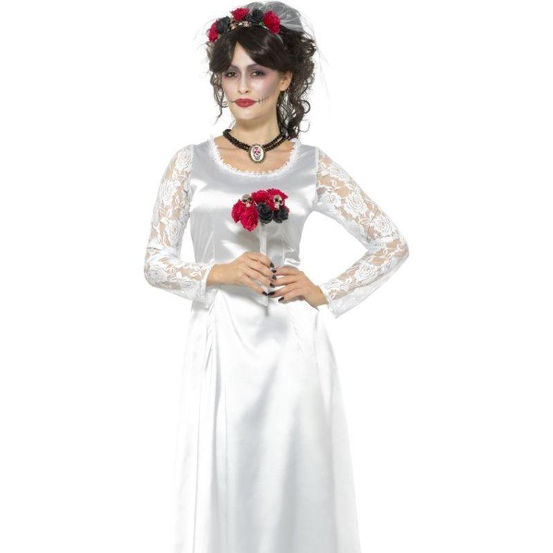 Day Of The Dead Bride Costume Adult Womens White