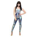 Fever Sexy Skeleton Costume Adult Blue
