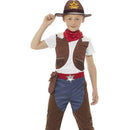 Deluxe Cowboy Costume Brown Child