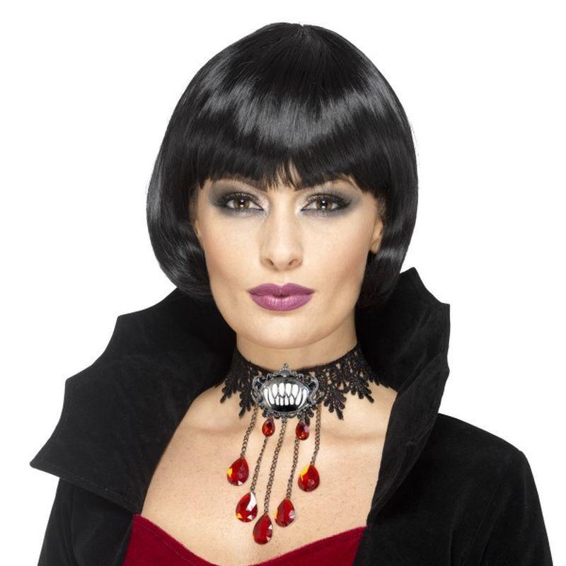 Deluxe Gothic Vamp Choker - One Size