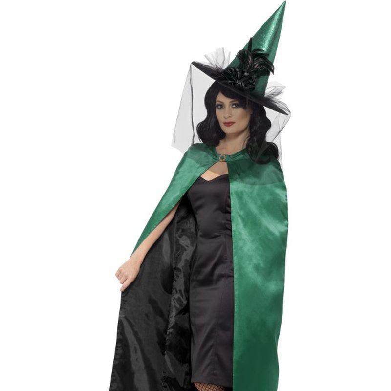Deluxe Reversible Witch Cape - One Size