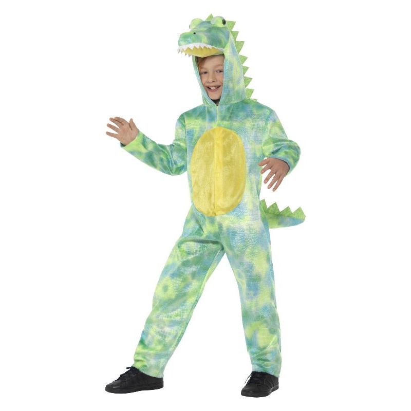 Deluxe Dinosaur Costume Kids Green Unisex