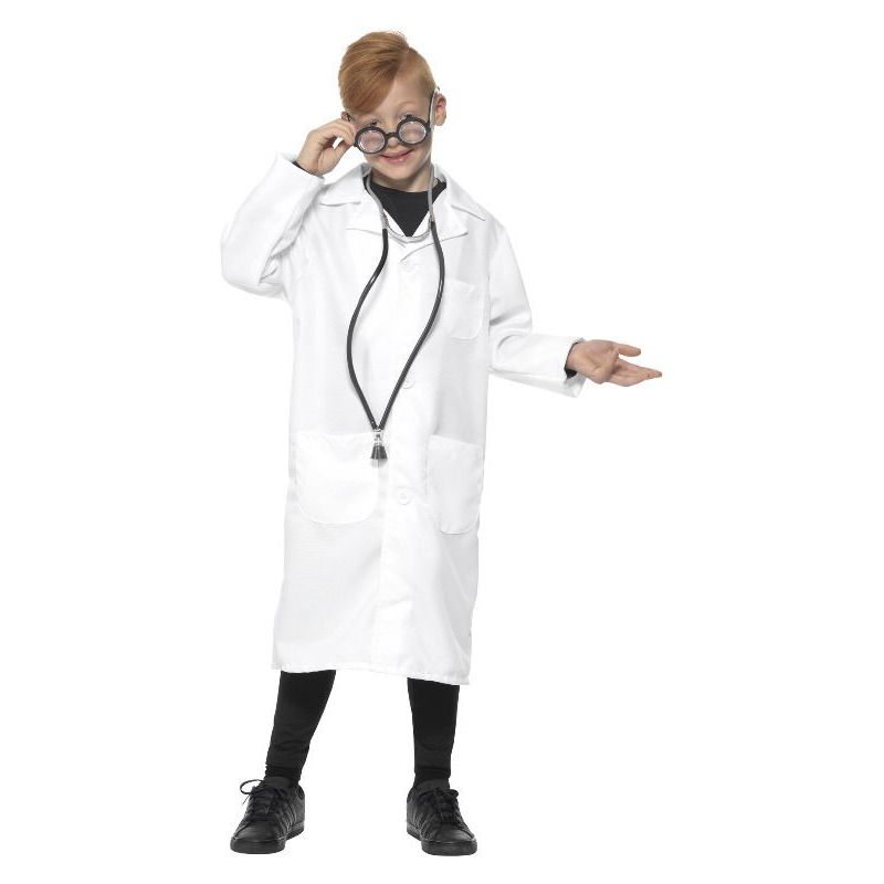 Doctor Scientist Costume Unisex Kids White