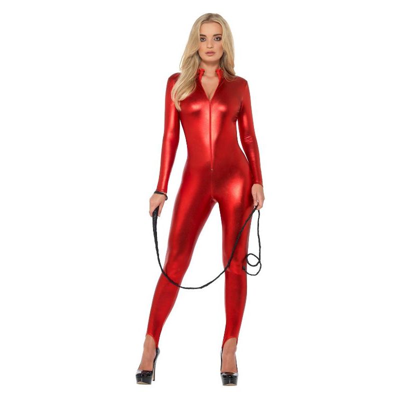 Fever Miss Whiplash Costume Adult Red Womens