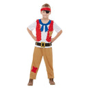 Horrible Histories Pirate Crew Costume Child Red