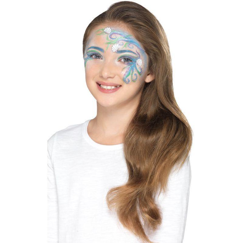 Smiffys Make Up Fx Kids Mythical Kit Aqua Child Multi Girls